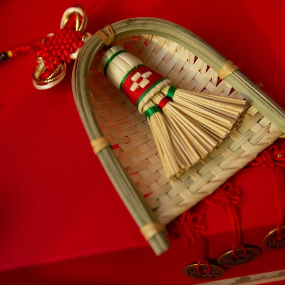 Handmade Handicrafts Pendant Small Broom with Dustpan, Room Decor |Housewarming - Picture 4 of 7